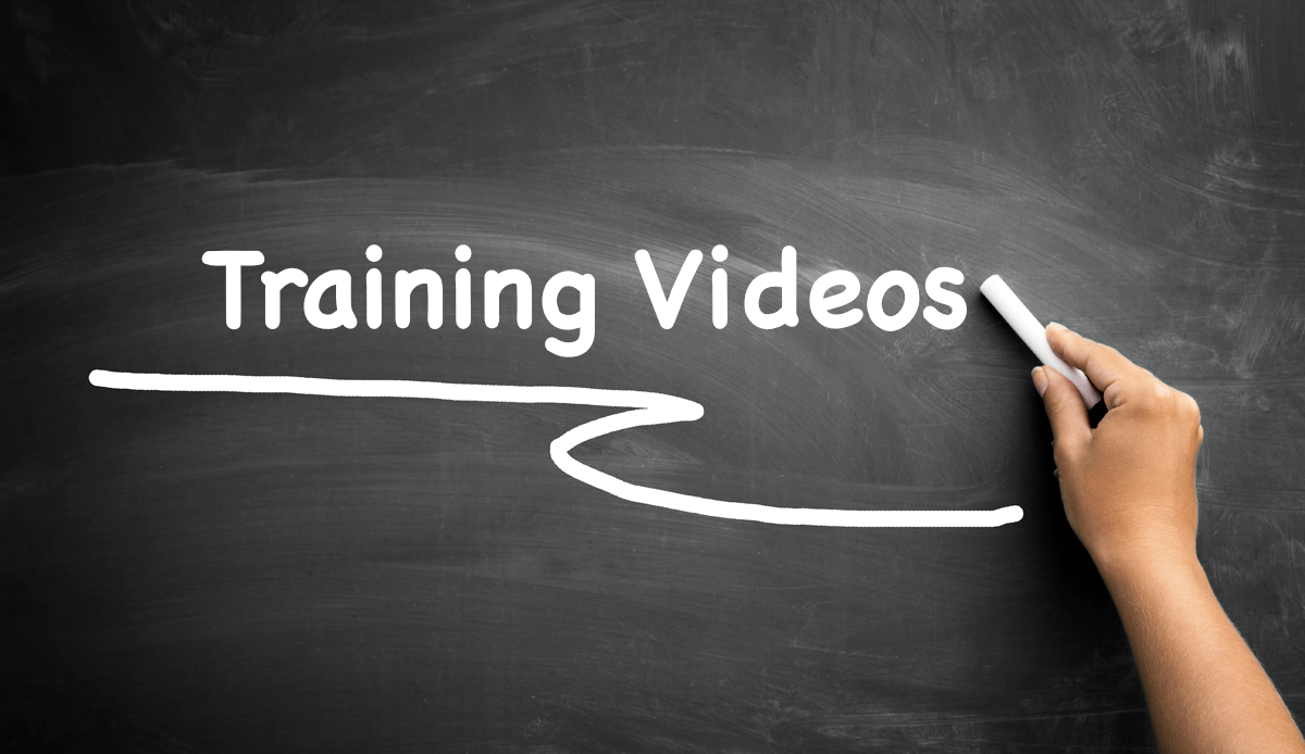Training Videos Chalkboard